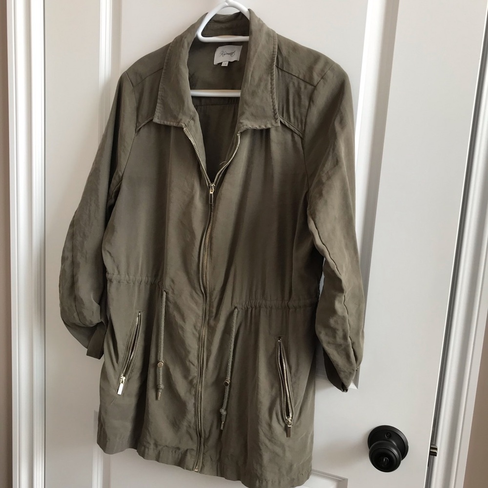 Lightweight Olive Utility Jacket - Women's